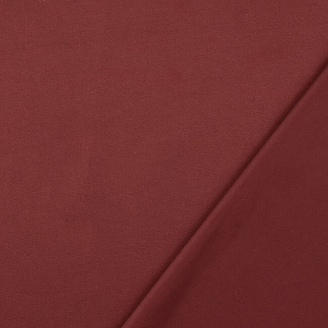 Trench Cotton mix waterproof -  burgundy