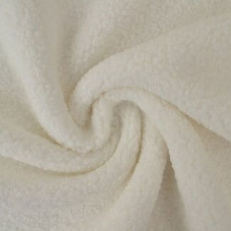 De Stoffenkamer Heavy Sherpa Teddy Uni - optical white