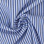 Cotton Poplin Basic Stripes - royal