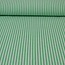 Cotton Poplin Basic Stripes - green