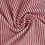 Cotton Poplin Basic Stripes - red