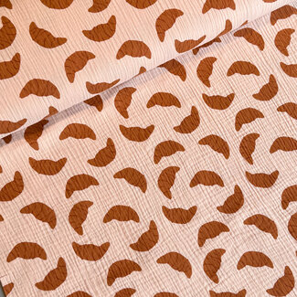 De Stoffenkamer Double Gauze Tetra croissant