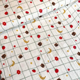 De Stoffenkamer Double Gauze Tetra grid market