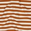 French Terry horizontal stripes - caramel