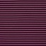 Tricot oeko-tex - horizontal stripes plum