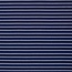 Tricot oeko-tex - horizontal stripes navy