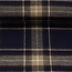 De Stoffenkamer Soft cotton Flanel checks - blue / sand