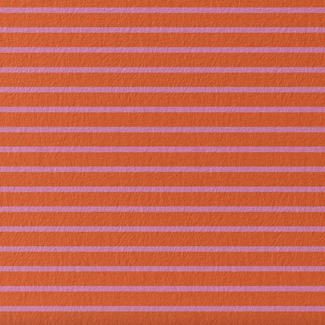 Tricot oeko-tex - horizontal stripes orange/candy