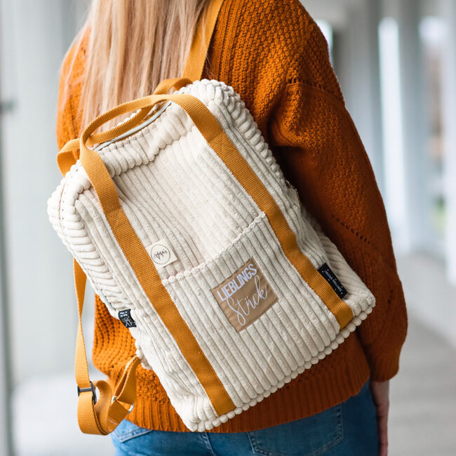 Wide Heavy Corduroy deco - sand