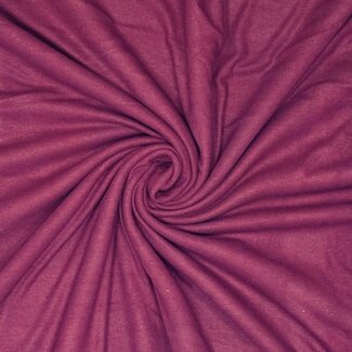 Double Brushed Rib tricot -  plum