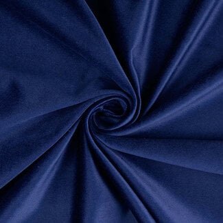 Velours Velvet cotton pantalon -  Navy