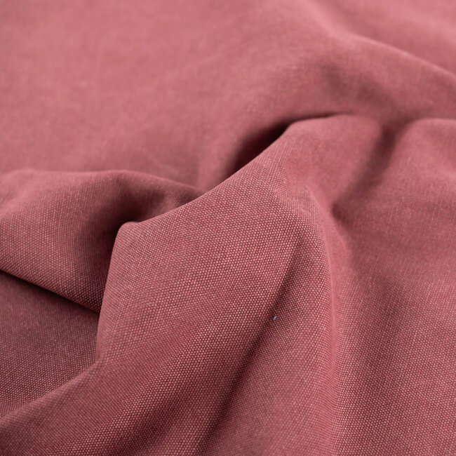 WAXED Heavy Washed Canvas - wine