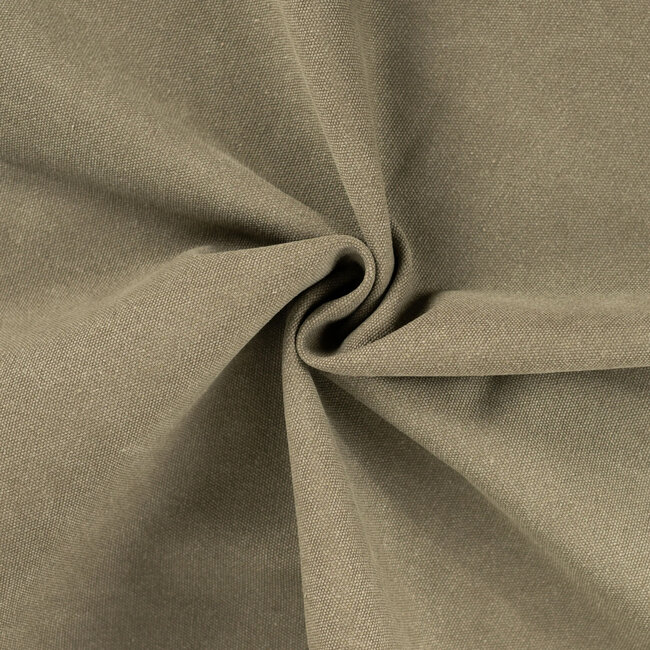 WAXED Heavy Washed Canvas - khaki