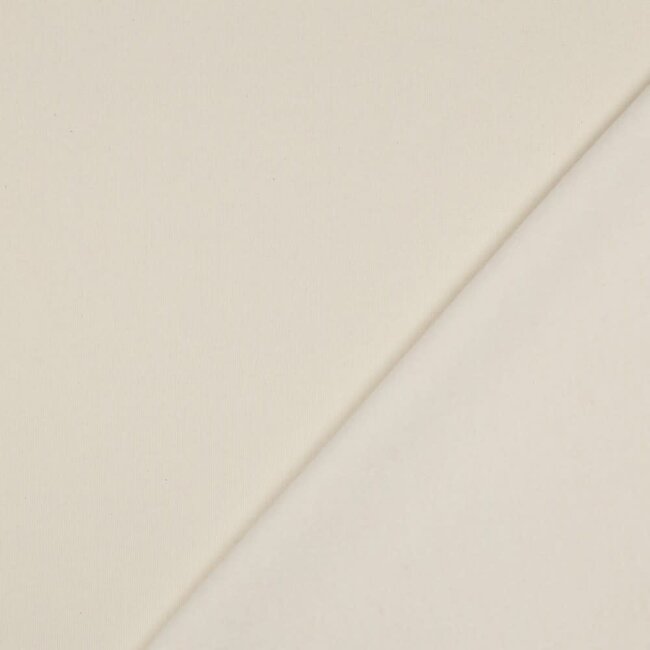 De Stoffenkamer Effen warme sweaterstof Naturel