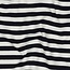 French Terry horizontal stripes - dark blue
