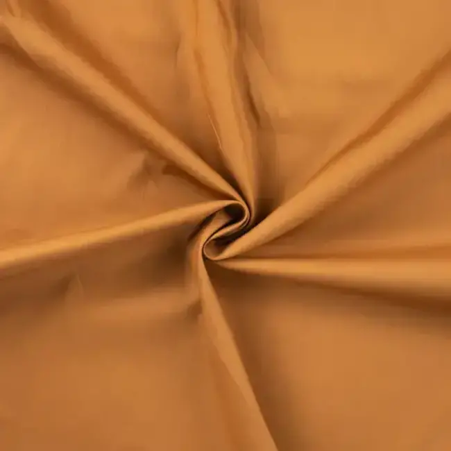 De Stoffenkamer Effen katoen caramel