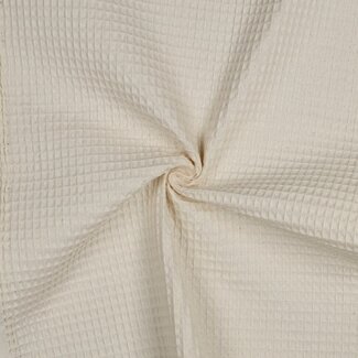 De Stoffenkamer Wafel Katoen naturel
