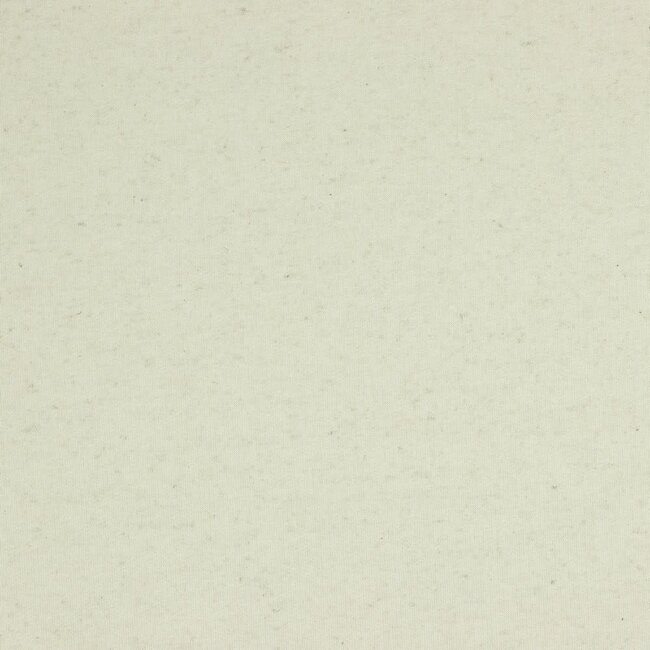 De Stoffenkamer Effen warme sweaterstof LINNEN Naturel