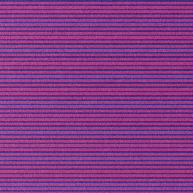 Tricot oeko-tex - horizontal stripes mini petunia/violet