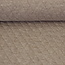 De Stoffenkamer Quilt warme sweaterstof melange dark sand