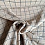 De Stoffenkamer Double Gauze grid sand / blue