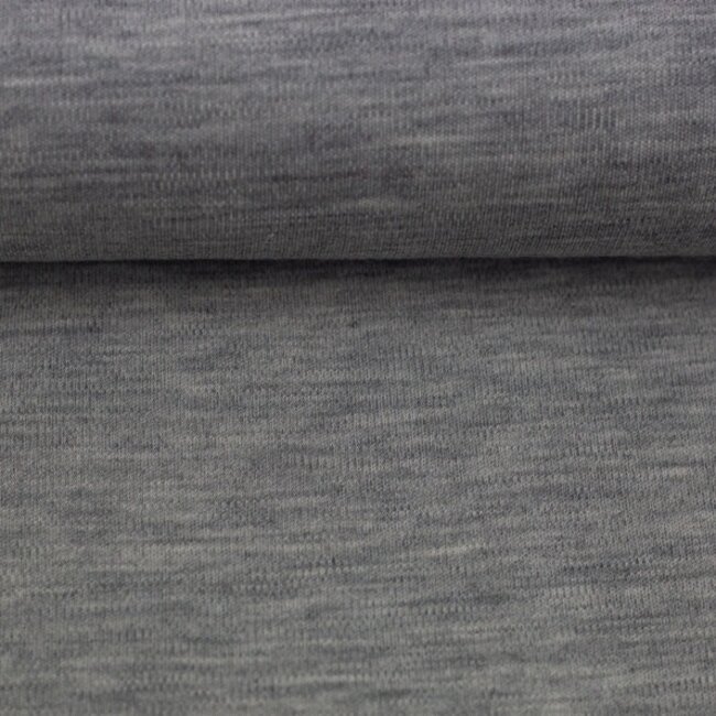 Merino Wol tricot - grey