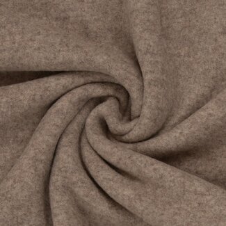 Merino Wol Fleece - taupe