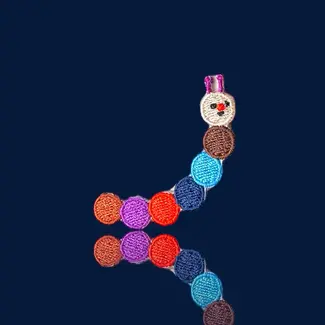 hejpatches Strijkapplicatie rups