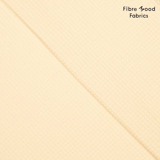Fibre Mood Wafel Katoen creamy white