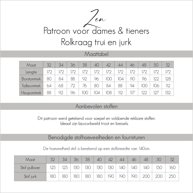 Bel’Etoile Zen pullover & jurk dames&kids