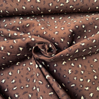 Babyrib leopard dark brown