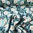 French Terry Sweater - iceblue daisies