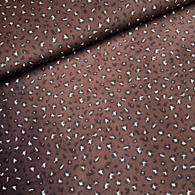 Babyrib leopard dark brown