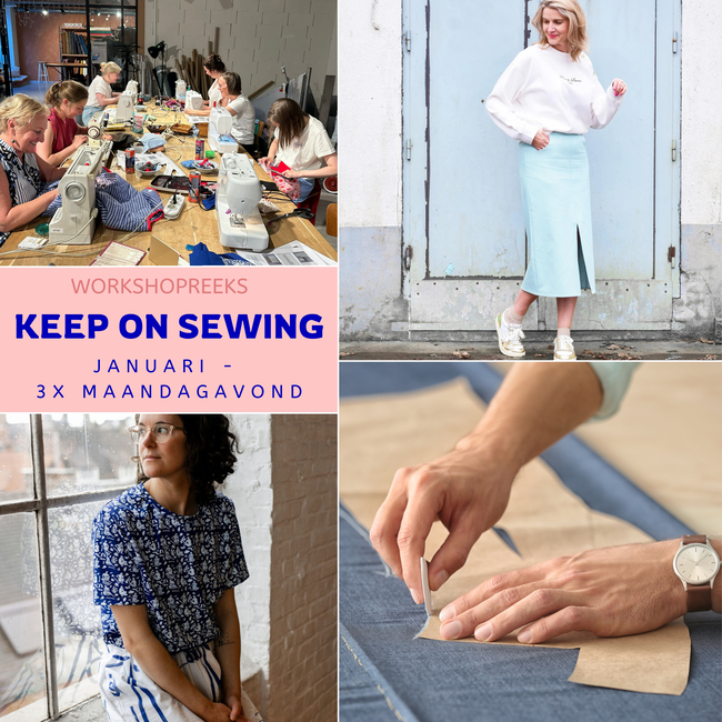 Workshop keep on sewing JANUARI