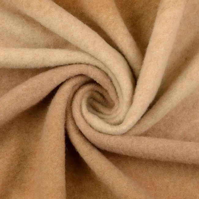 Wol mix coat degrade - sand