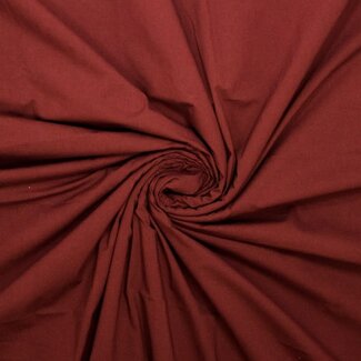 Fibre Mood Cotton Poplin Stonewashed paper touch - burgundy