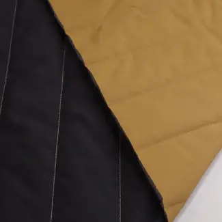 MeterMeter Stepped Ripstop Casey Quilt - black / cinnamon