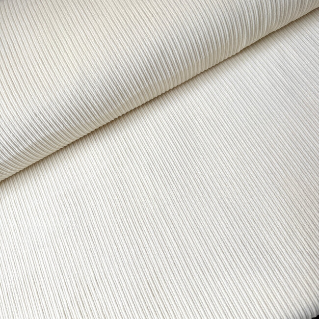 Fibre Mood High Low Ribfluweel cream