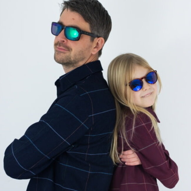 De Stoffenkamer COUPON 1,20m - Soft cotton Flanel - fine checks dark blue