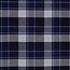 De Stoffenkamer Soft cotton Flanel - checks dark/light blue