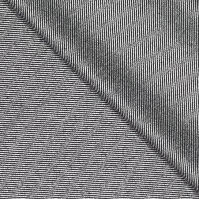 Fibre Mood Bamboo Pantalon diagonal lines - grey