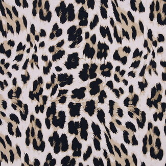 French Terry Sweater - leopard golden