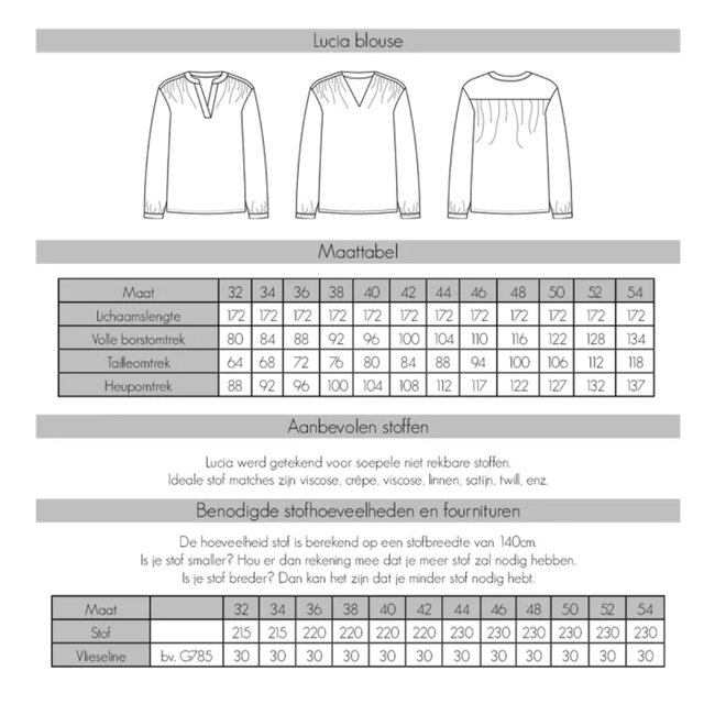 Bel’Etoile Lucia Blouse dames (met gratis Lucia top)