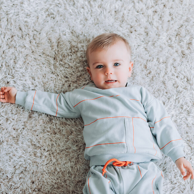 See You At Six SYAS French Terry Verticals babyblauw