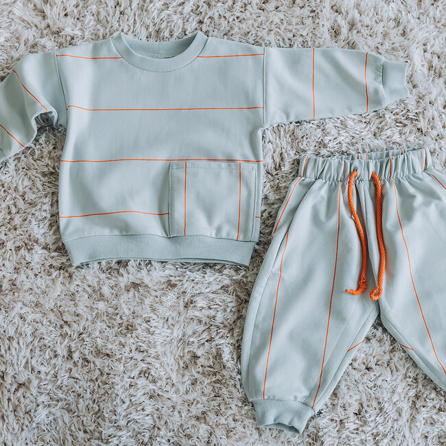 See You At Six SYAS French Terry Verticals babyblauw