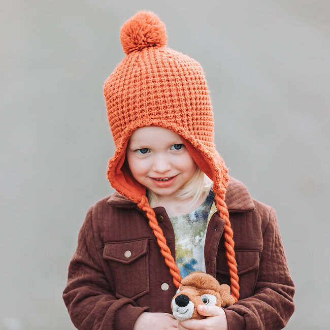 See You At Six SYAS Matelassé Tricot Streep Effen Rum Rozijn Bruin