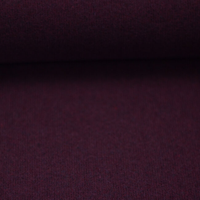 Soft Cotton Knit - dark purple aubergine