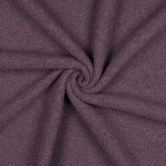 De Stoffenkamer Teddy Fleece - soft lavendel
