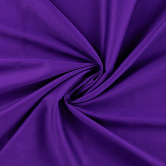Pure Cotton - Satijn - bright aubergine