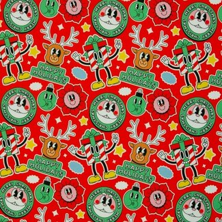 French Terry Sweater kerst - christmas cartoons